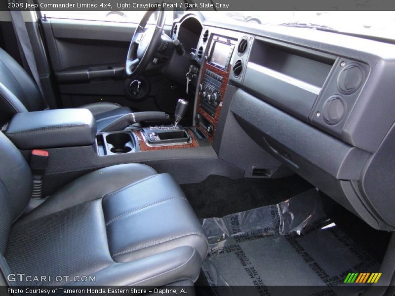 Light Graystone Pearl / Dark Slate Gray 2008 Jeep Commander Limited 4x4