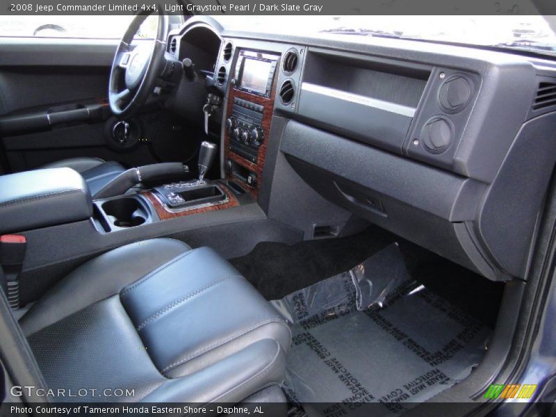 Light Graystone Pearl / Dark Slate Gray 2008 Jeep Commander Limited 4x4