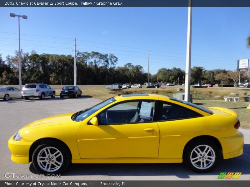  2003 Cavalier LS Sport Coupe Yellow
