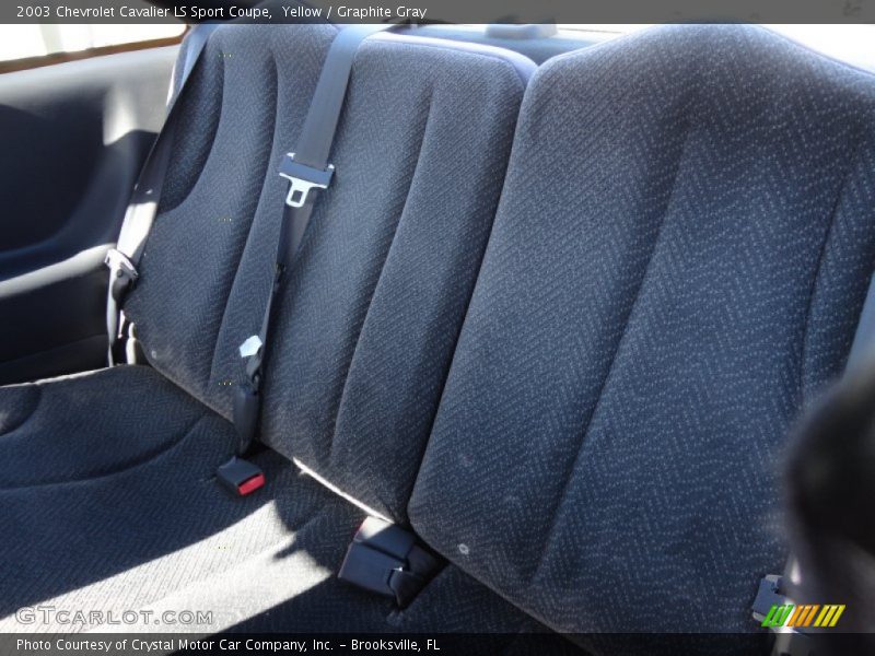 Yellow / Graphite Gray 2003 Chevrolet Cavalier LS Sport Coupe