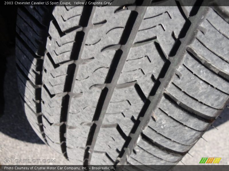 Yellow / Graphite Gray 2003 Chevrolet Cavalier LS Sport Coupe