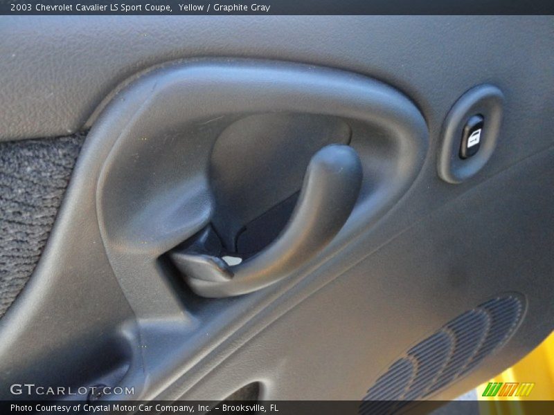 Yellow / Graphite Gray 2003 Chevrolet Cavalier LS Sport Coupe