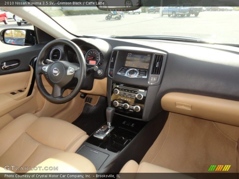 Crimson Black / Caffe Latte 2010 Nissan Maxima 3.5 SV