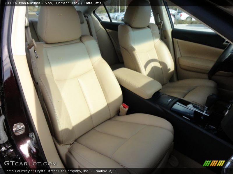 Crimson Black / Caffe Latte 2010 Nissan Maxima 3.5 SV