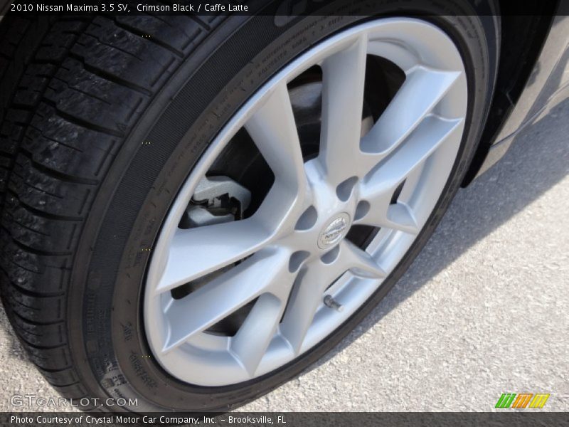 Crimson Black / Caffe Latte 2010 Nissan Maxima 3.5 SV