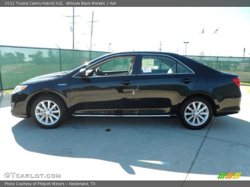 Attitude Black Metallic / Ash 2012 Toyota Camry Hybrid XLE