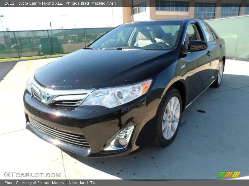 Attitude Black Metallic / Ash 2012 Toyota Camry Hybrid XLE