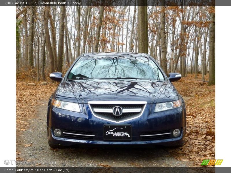 Royal Blue Pearl / Ebony 2007 Acura TL 3.2