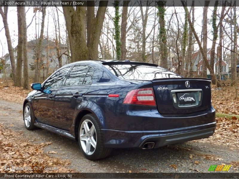 Royal Blue Pearl / Ebony 2007 Acura TL 3.2