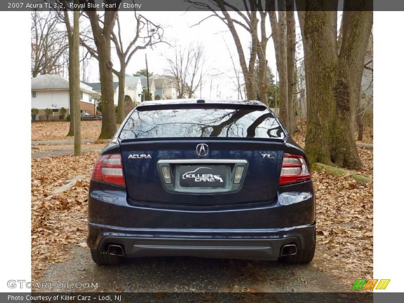 Royal Blue Pearl / Ebony 2007 Acura TL 3.2