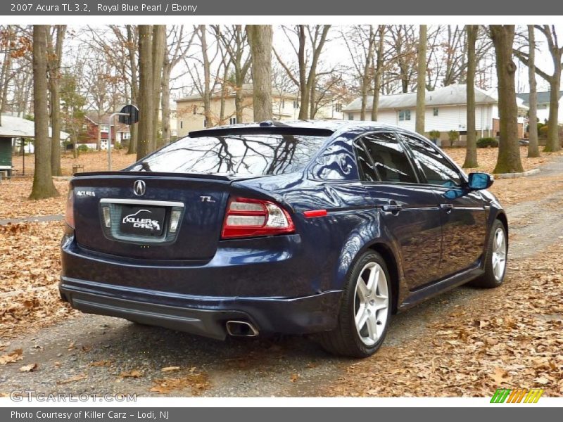 Royal Blue Pearl / Ebony 2007 Acura TL 3.2