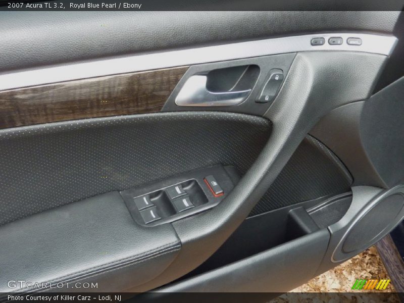 Royal Blue Pearl / Ebony 2007 Acura TL 3.2