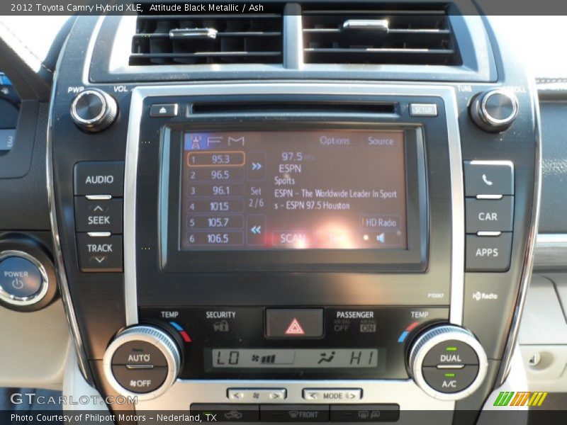Attitude Black Metallic / Ash 2012 Toyota Camry Hybrid XLE