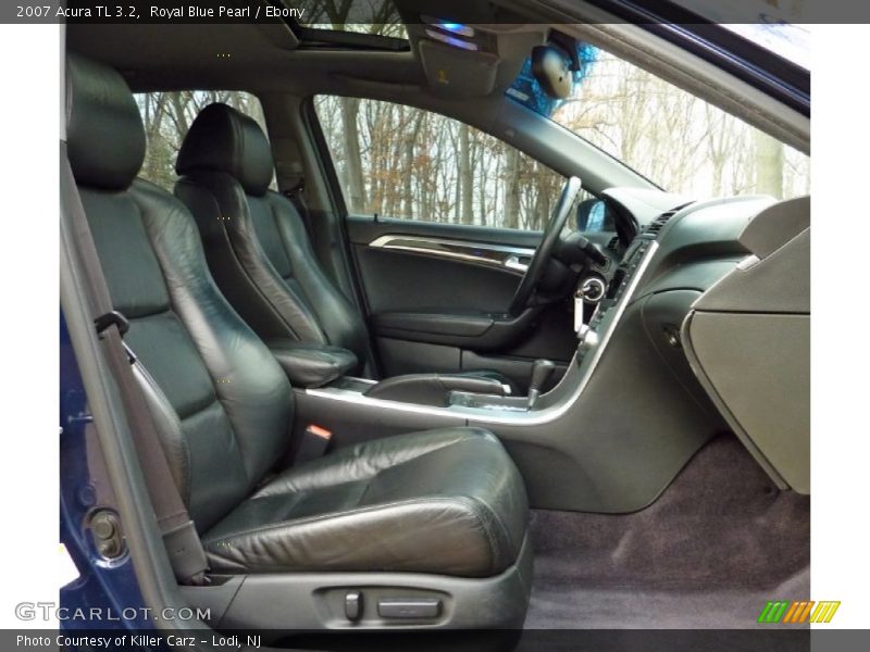 Royal Blue Pearl / Ebony 2007 Acura TL 3.2