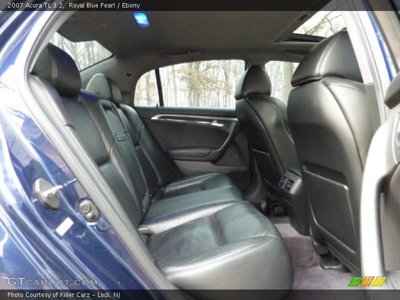 Royal Blue Pearl / Ebony 2007 Acura TL 3.2