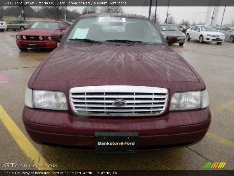 Dark Toreador Red / Medium Light Stone 2011 Ford Crown Victoria LX