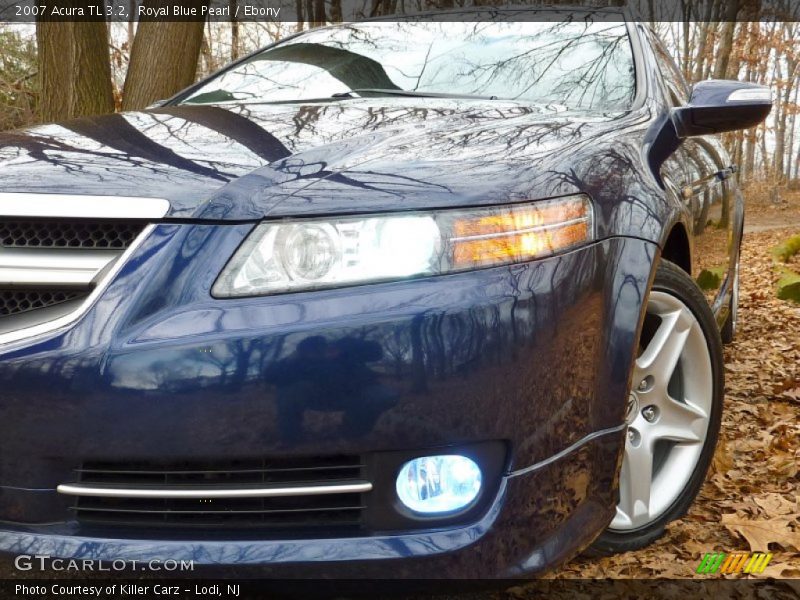 Royal Blue Pearl / Ebony 2007 Acura TL 3.2