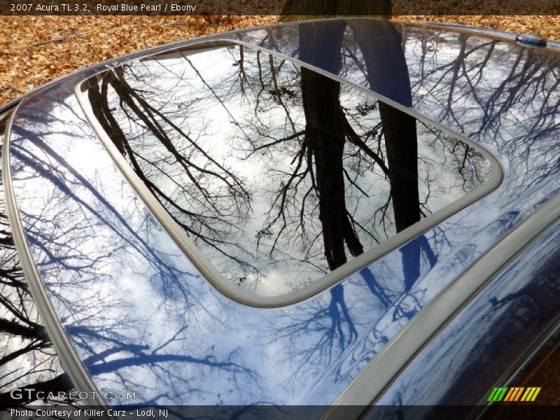 Royal Blue Pearl / Ebony 2007 Acura TL 3.2