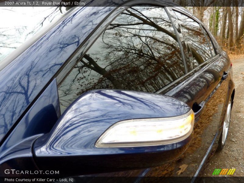 Royal Blue Pearl / Ebony 2007 Acura TL 3.2