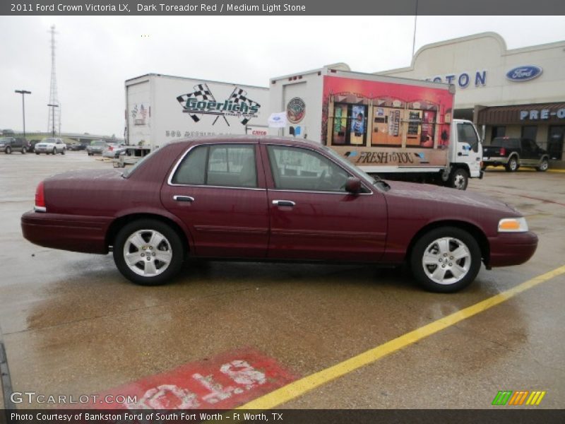 Dark Toreador Red / Medium Light Stone 2011 Ford Crown Victoria LX