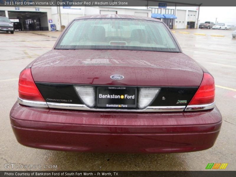 Dark Toreador Red / Medium Light Stone 2011 Ford Crown Victoria LX