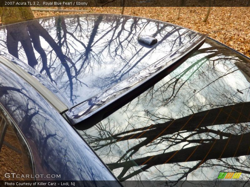Royal Blue Pearl / Ebony 2007 Acura TL 3.2