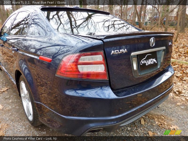 Royal Blue Pearl / Ebony 2007 Acura TL 3.2
