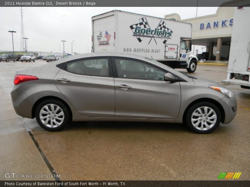 Desert Bronze / Beige 2011 Hyundai Elantra GLS