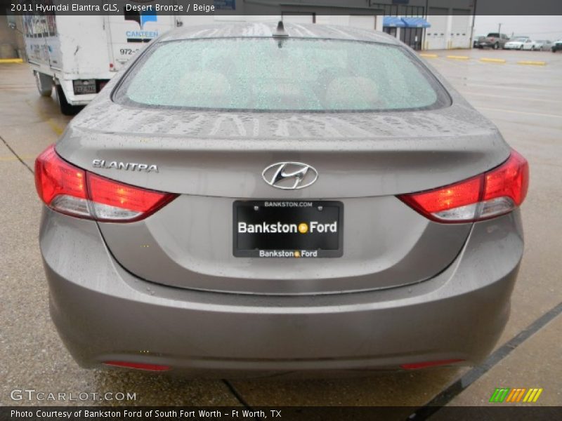Desert Bronze / Beige 2011 Hyundai Elantra GLS