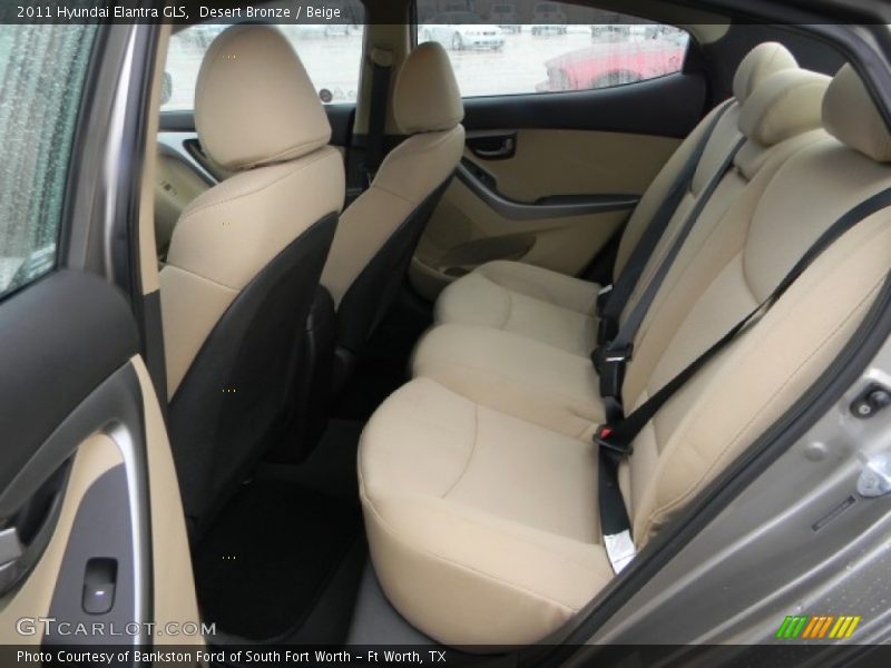 Desert Bronze / Beige 2011 Hyundai Elantra GLS