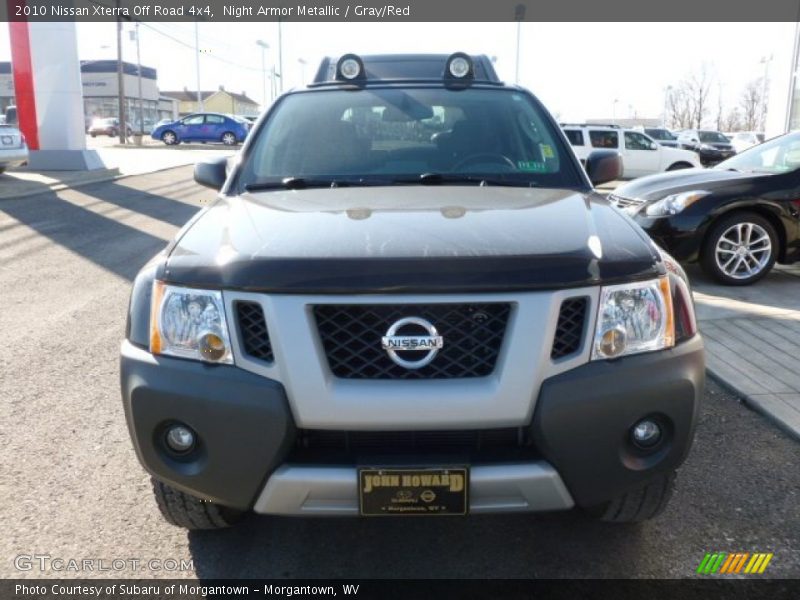 Night Armor Metallic / Gray/Red 2010 Nissan Xterra Off Road 4x4