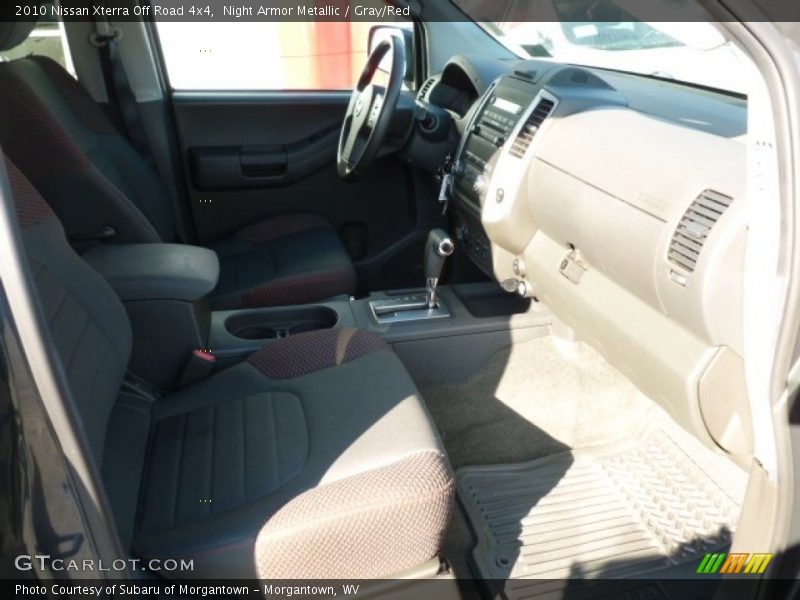 Night Armor Metallic / Gray/Red 2010 Nissan Xterra Off Road 4x4