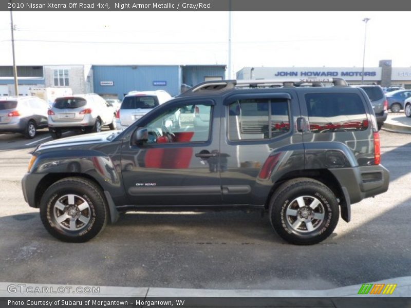 Night Armor Metallic / Gray/Red 2010 Nissan Xterra Off Road 4x4