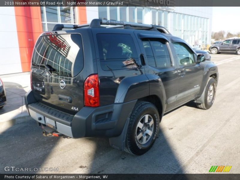 Night Armor Metallic / Gray/Red 2010 Nissan Xterra Off Road 4x4