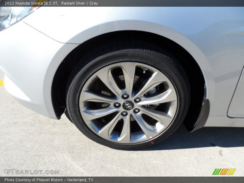 Radiant Silver / Gray 2012 Hyundai Sonata SE 2.0T