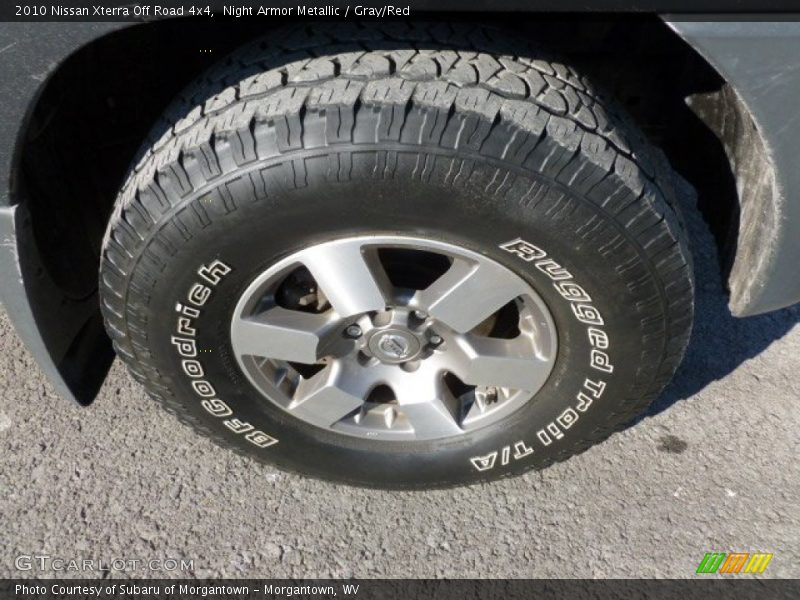 Night Armor Metallic / Gray/Red 2010 Nissan Xterra Off Road 4x4
