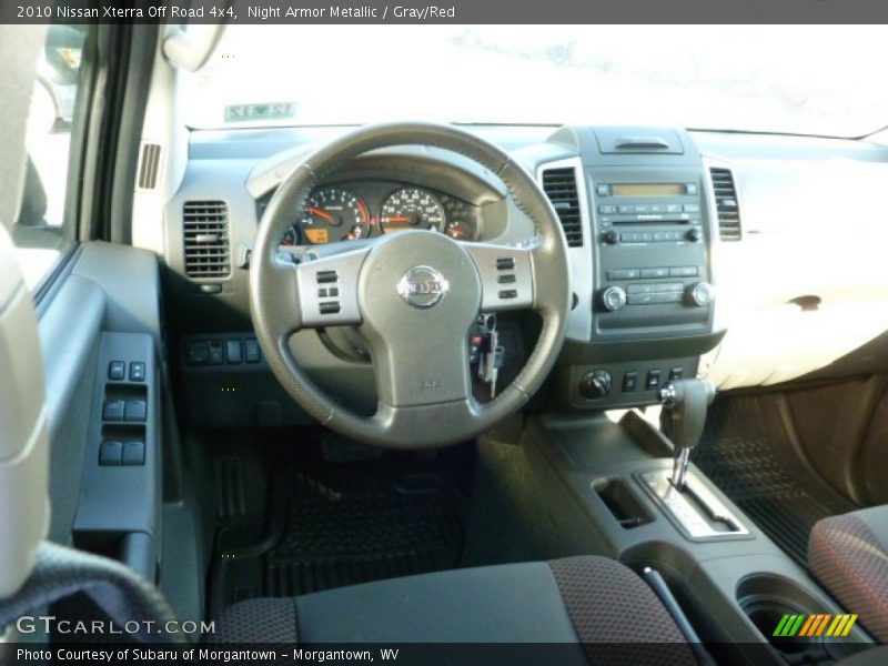 Night Armor Metallic / Gray/Red 2010 Nissan Xterra Off Road 4x4