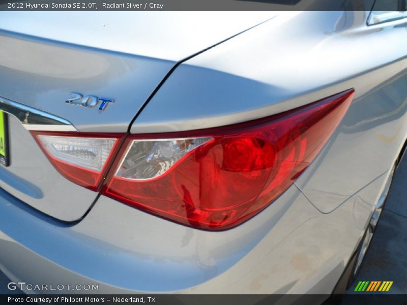 Radiant Silver / Gray 2012 Hyundai Sonata SE 2.0T