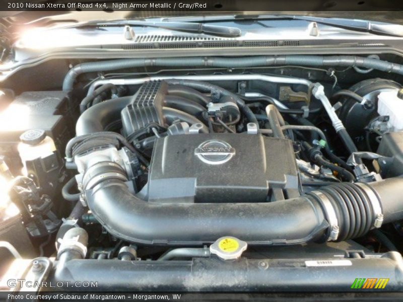 Night Armor Metallic / Gray/Red 2010 Nissan Xterra Off Road 4x4