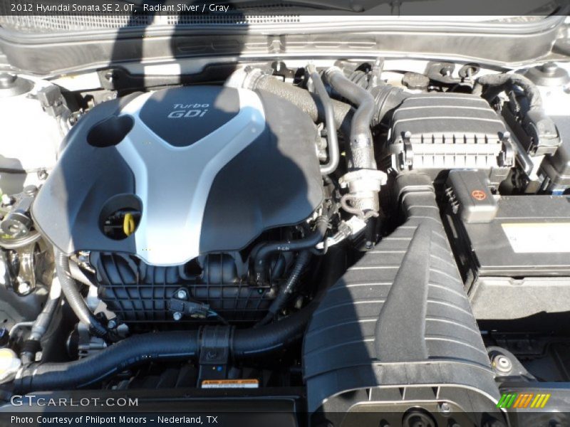 Radiant Silver / Gray 2012 Hyundai Sonata SE 2.0T