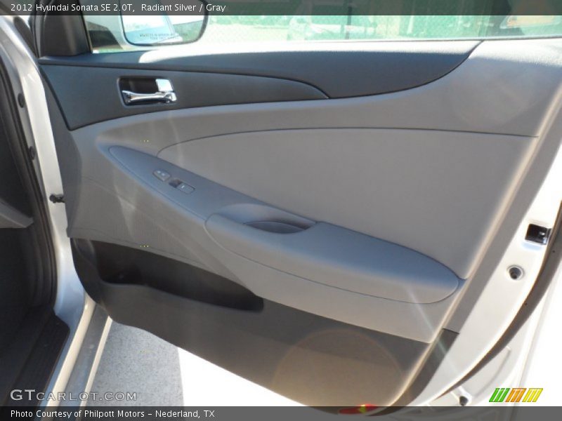Radiant Silver / Gray 2012 Hyundai Sonata SE 2.0T
