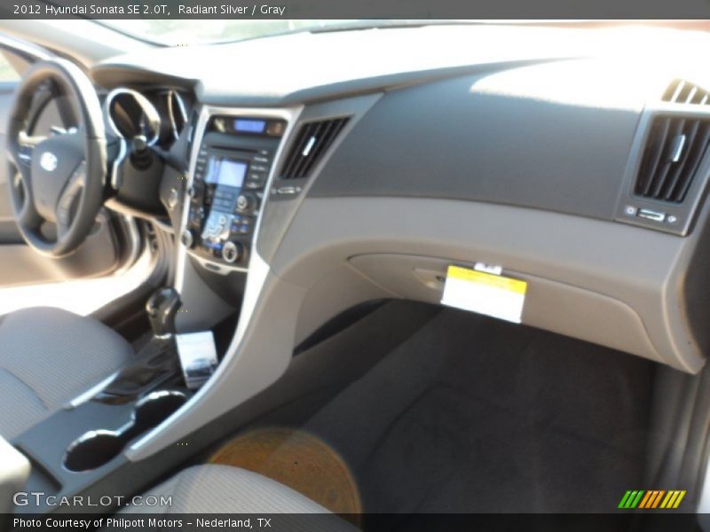 Radiant Silver / Gray 2012 Hyundai Sonata SE 2.0T