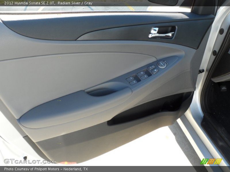 Radiant Silver / Gray 2012 Hyundai Sonata SE 2.0T