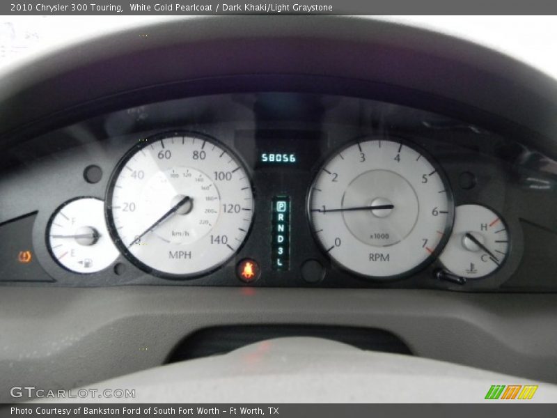 White Gold Pearlcoat / Dark Khaki/Light Graystone 2010 Chrysler 300 Touring