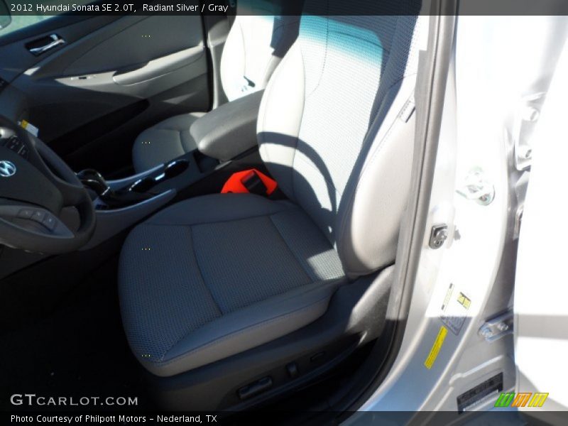 Radiant Silver / Gray 2012 Hyundai Sonata SE 2.0T