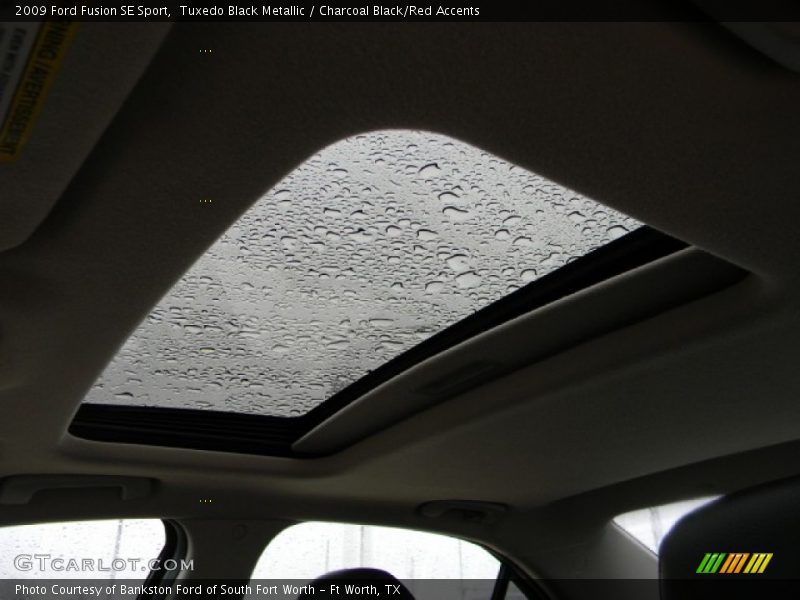 Tuxedo Black Metallic / Charcoal Black/Red Accents 2009 Ford Fusion SE Sport