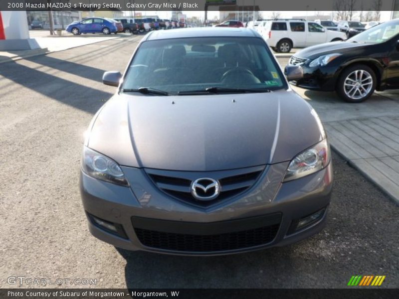 Galaxy Gray Mica / Black 2008 Mazda MAZDA3 s Touring Sedan