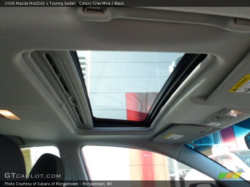 Galaxy Gray Mica / Black 2008 Mazda MAZDA3 s Touring Sedan