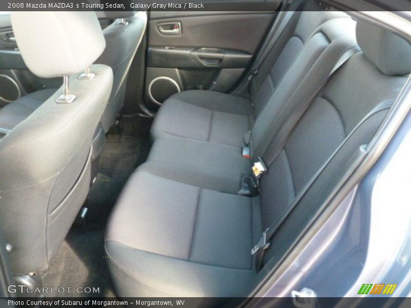 Galaxy Gray Mica / Black 2008 Mazda MAZDA3 s Touring Sedan