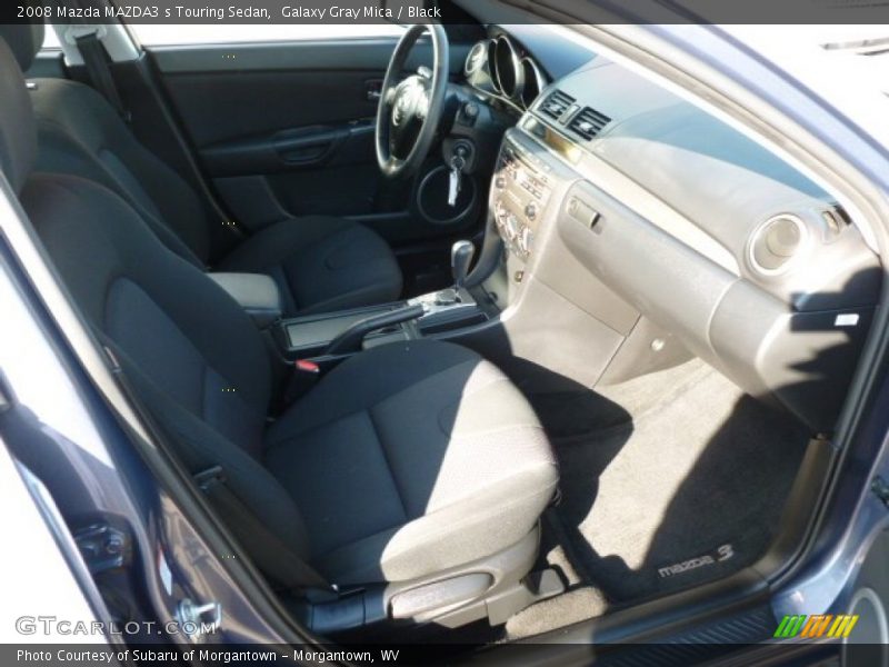 Galaxy Gray Mica / Black 2008 Mazda MAZDA3 s Touring Sedan